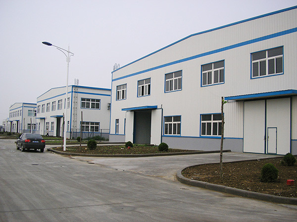 Q355 Q235 Steel Frame Warehouse Building , Hot Dip Galvanised Prefab Metal Warehouse