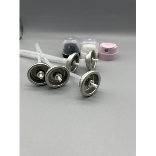 One Inch Aerosol Valve for Powder-Based Dry Shampoo with Tinplate Construction