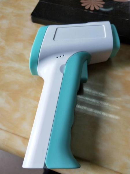 White Touch Free Infrared Thermometer , Electric Medical Infrared Forehead Thermometer