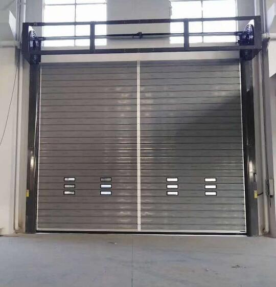 Resist Wind 70mm High Speed Spiral Door For Outdoor Passage