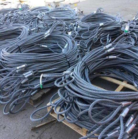 13mm Steel Core High Carbon Triple Strand Twisted Steel Wire Rope Marine