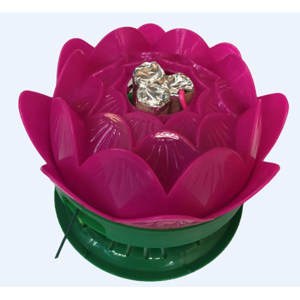 Beautiful Ground Spinning Lotus Fireworks / Birthday Toys Fireworks