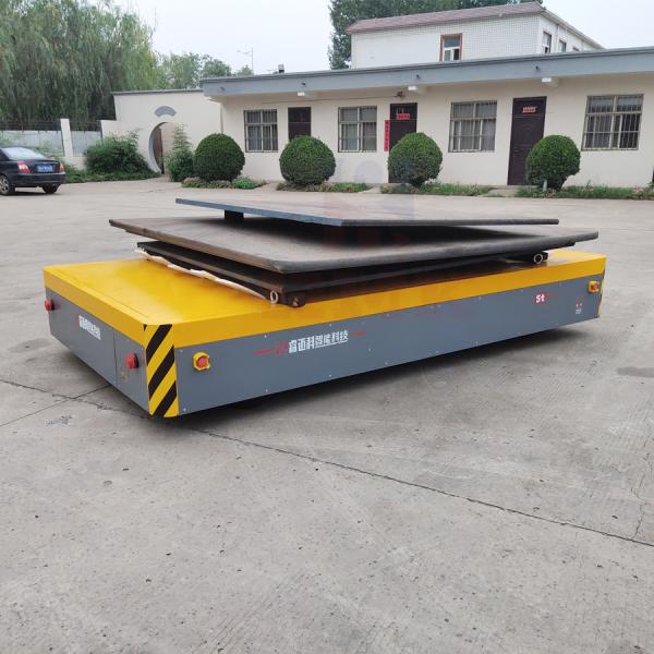 Автоматическая поручая Trackless тележка передачи электрическая с основанием колес 1500mm стальной пластины