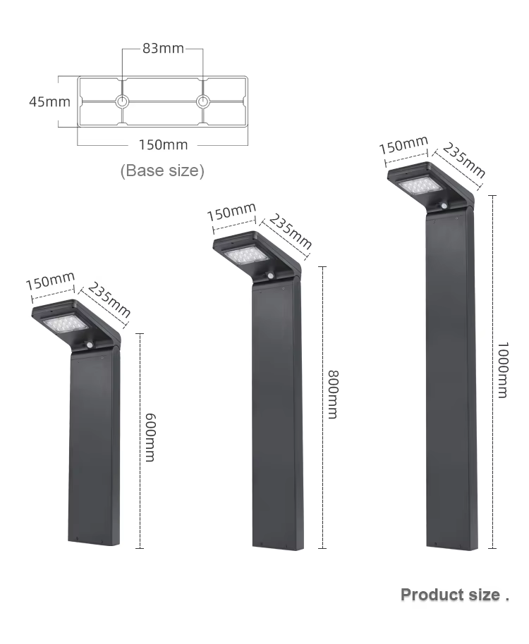 IP67 Waterproof Solar Garden Light - High-Brightness, Installation for Villa Gardens and Communities
