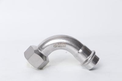 SS304 90 Degree Elbow male Press Pipe Fitting