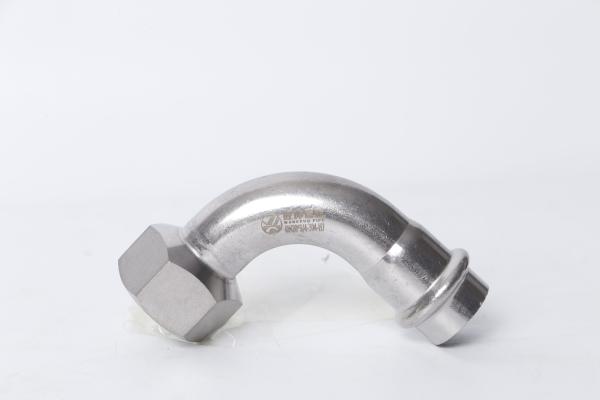 SS304 90 Degree Elbow male Press Pipe Fitting