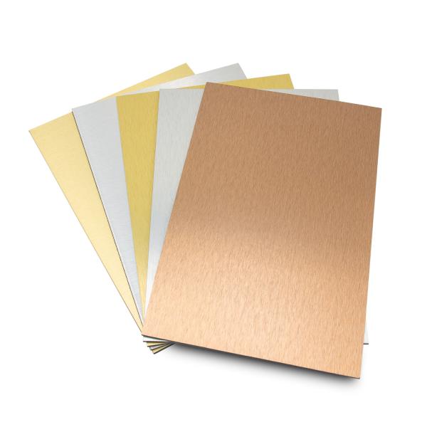 Hot Sale Weather Resistant Anodized Brushed Aluminum Composite Panels, PE/PVDF Coated ACP ACM for Curtain Wall