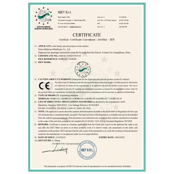 Весны тюфяка Nobo весна Bonnell тюфяка машины автоматической свертываясь спиралью делая машинное оборудование
