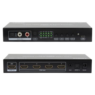 4X1 Video HDMI Switch 2.0 Switch 4K@60hz YUV4:4:4 18Gbps Support ARC, CEC, HDR