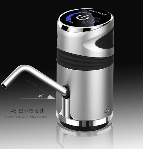 LED Touching Button Automatic Bottled Water Pump With Healthy ABS Material