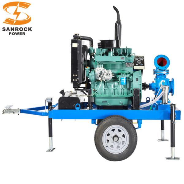 90kw 120kw bombas de agua con motor diésel de auto-primación urbana bomba de alcantarillado de larga vida útil