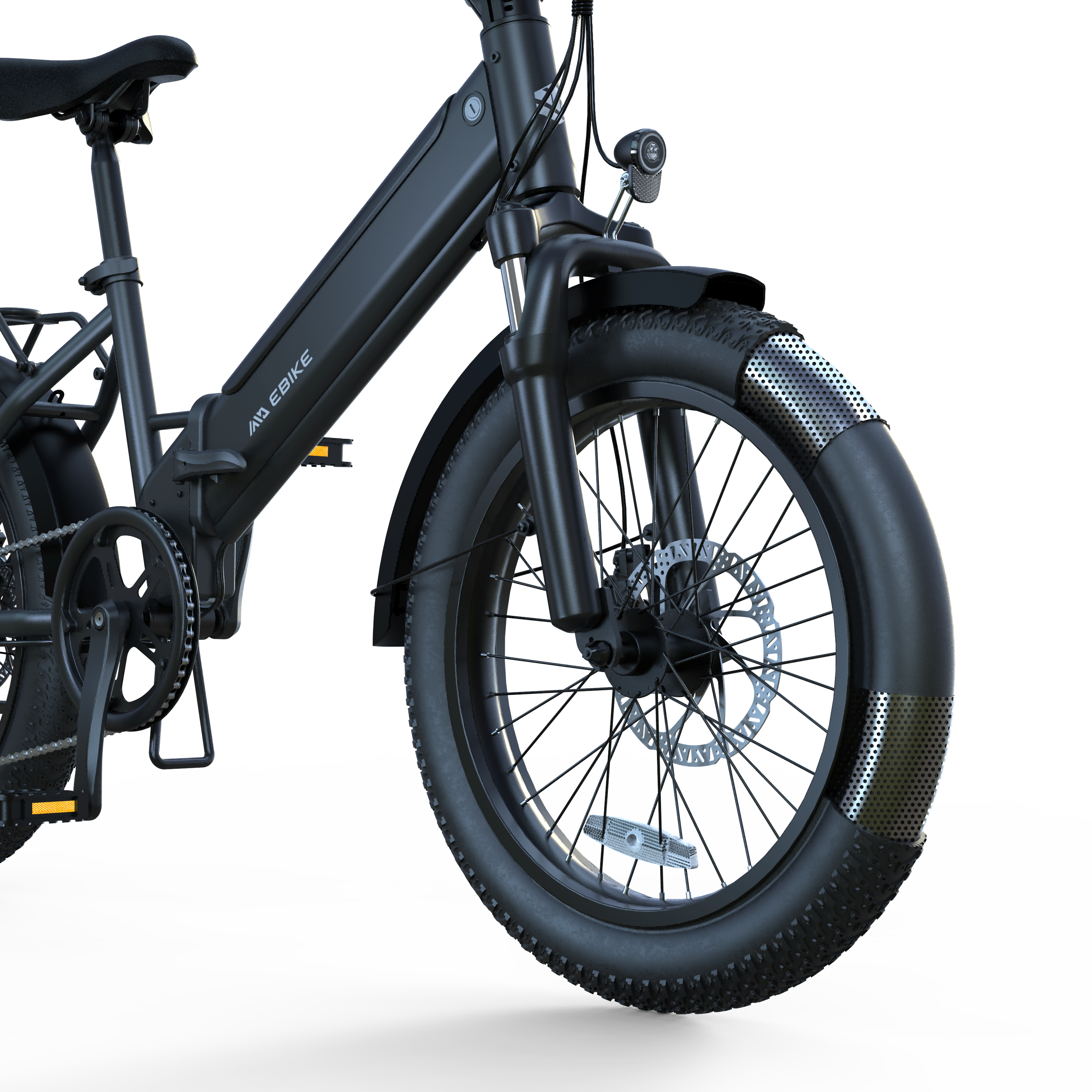 Customized F00B Electric Fatbike 20'' Electric Folding Bike Foldable Electric Bike with 450W Motor Fat Tyre Dirt Bicycle