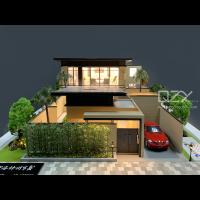 Arquitetura Estética da Vila Modelo Estrutural Plástico Metal Acrílico 100KG