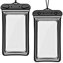 Waterproof ZIPPER PAC Phone Tote - Outdoor Phone Pouch Dry Bag – Fits Most IPhone And Samsung Galaxy Models, Neon Green