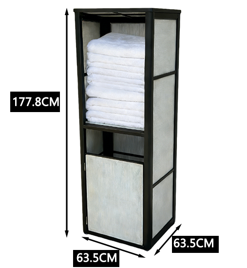 Outdoor Modern Single Hotel Towel Valet for Pool Towel Storage