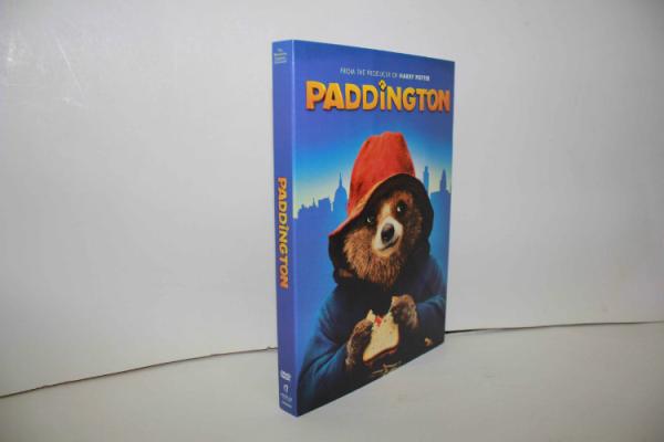 2016 newest Paddington dvd Movie disney movie children carton dvd with slip cover case