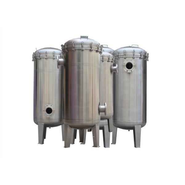 Single Multi Bag Filter Housing With Bead Blasting / Mirror Surface