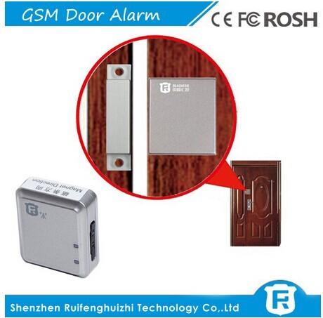 wifi door alarm system gsm/gprs tracker with magic tape lock/unlock the door by sms