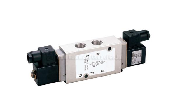 5-Way solenóide de alumínio - válvula de controle direcional operada G1/8” - G1/2”