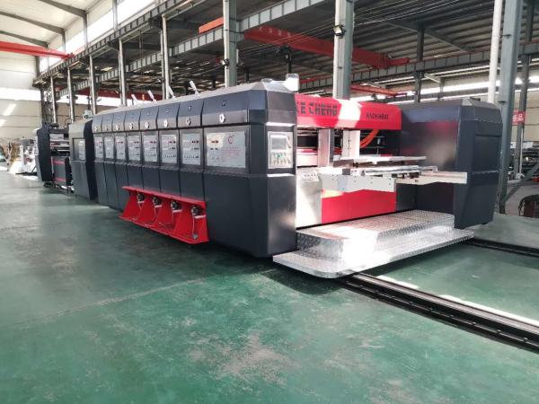Bottom Printing Gluer Inline Flexo Printer Slotter Die Cutter
