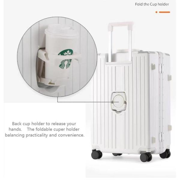 TSA одобрила багаж для пассажиров из алюминия чемодан с крутящим колесом