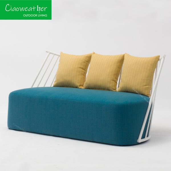 Patio Furniture Modern Design Aluminum Garden Sofa Set Patio Villa Sofa Outdoor Balcony Furniture