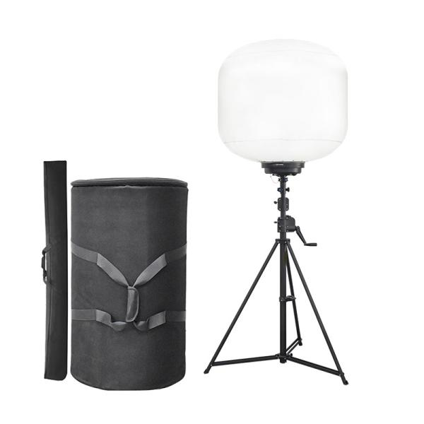 Torre de luz de globo LED de rescate de emergencia con IP65 impermeable 5000K temperatura de color y 5 minutos de tiempo de inflación