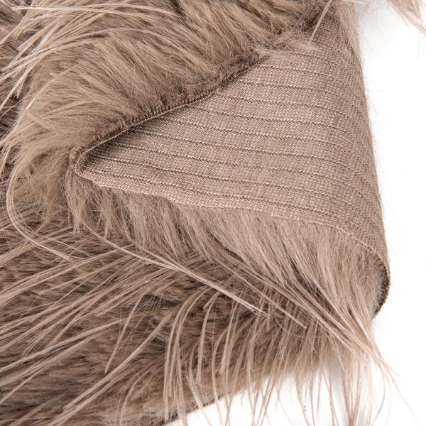 ODM мягкая искусственная ткань из лисиного меха для дамских пальто и куртки в 58/60 