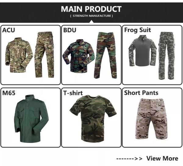O combate tático da parada Trouser+Jacket EDC do rasgo do BDU dos homens arfa o uniforme militar com camuflagem de Digitas do deserto