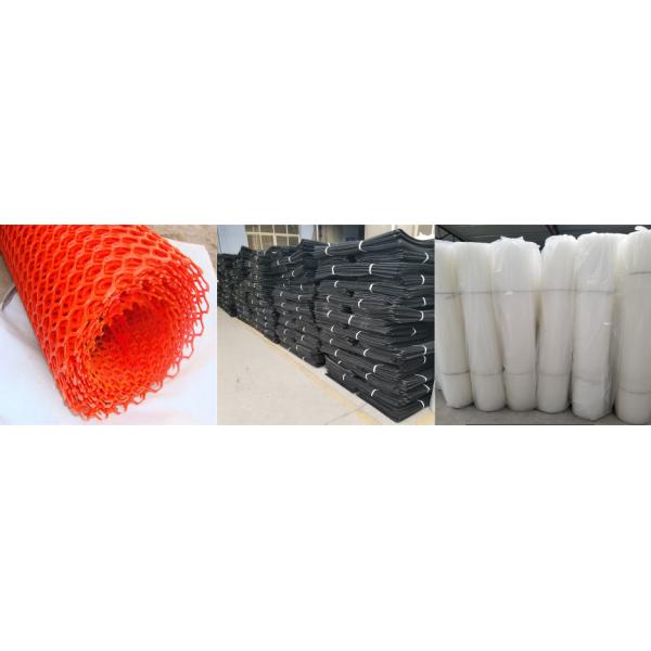 Hexagonal Hole Plastic Mesh Netting Green Color UV Resistance For Poultry Farming