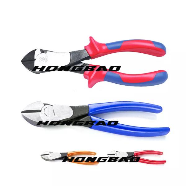 Long Handle Diagonal Cutter Pliers 5 10 11 Head Body Nose Side Cutting Pliers