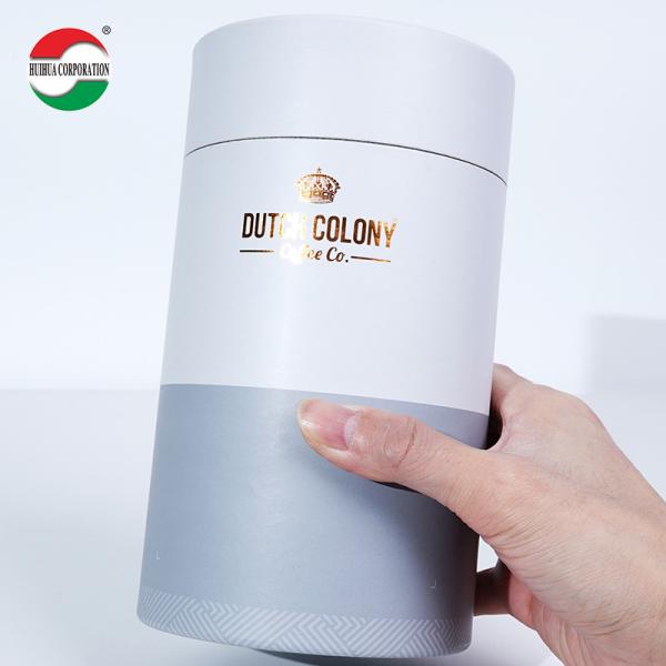 Food Grade Paper Cans Packaging with Aluminum Foil Lining for Tea and Cosmetics