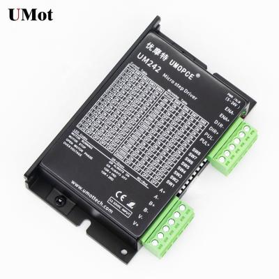 High Frequency UM242 Hybrid Stepper Motor Driver 2 Phase 0.2-2.2A Nema 8 11 17 23 STP/DIR