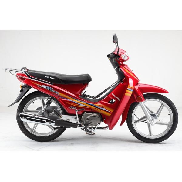 Red Color Super Cub Bike Single Cylinder Anti - Skid Tire Low Energy Consumption