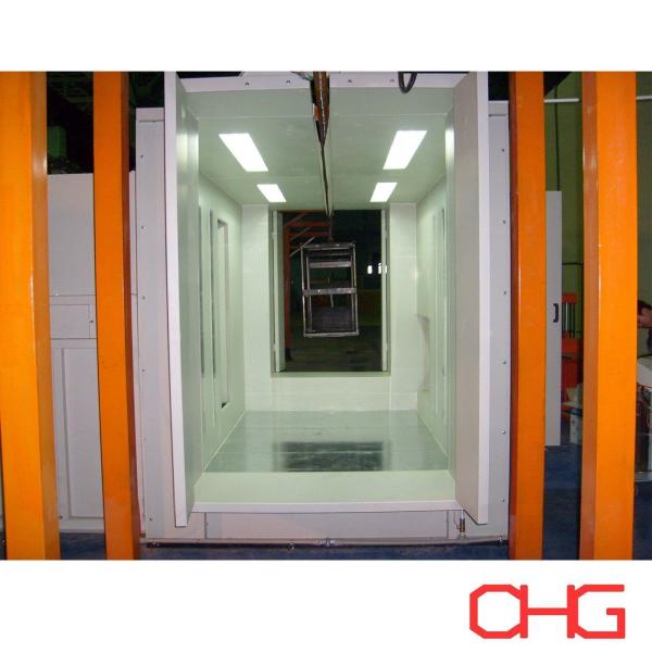 Customized Manual Powder Coating Line with Carbon Steel Spray Booth