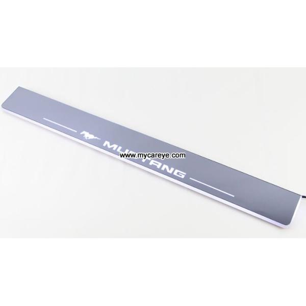 Ford Mustang car moving door floor lights LED door scuff plate light