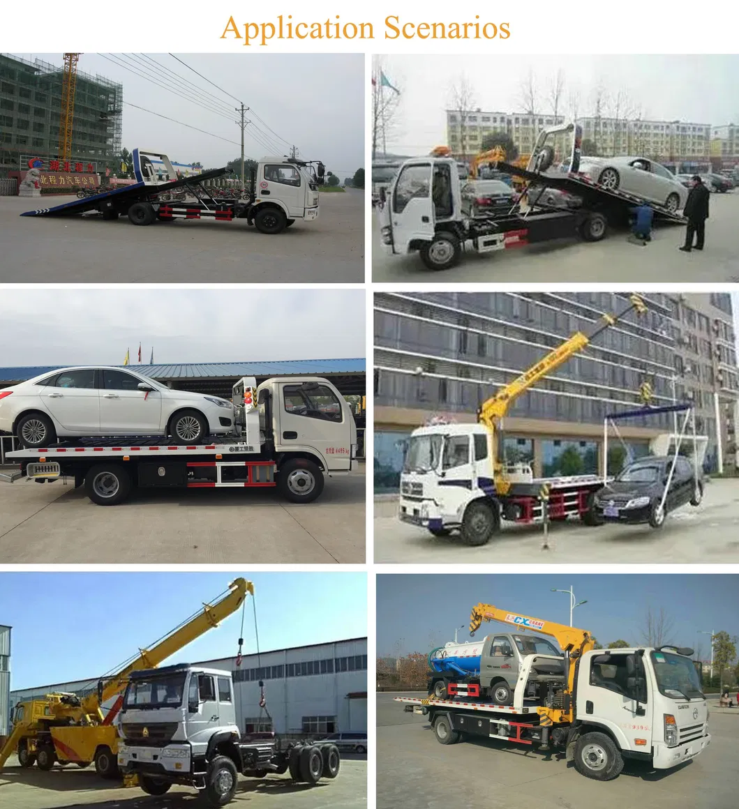 5.6m Platform Road Rescue Truck 4tons 5tons 6tons Recovery Vehicle