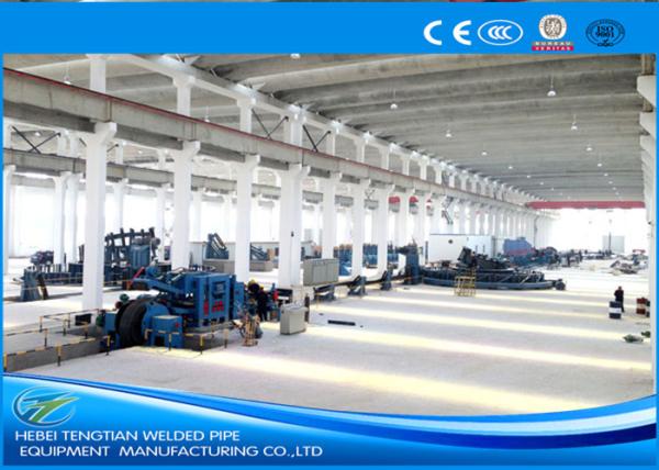 API Tube Mill Machine for Round Pipes 89-254mm with Friction Saw Cutting