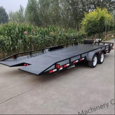 5t 5m*2.2m Platform Truck Semi Trailer Axle For Cargo Transport