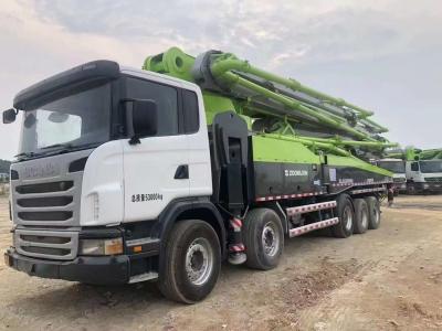 Refurbished Used Concrete Mixer Pump 200 M3/h With Scania Chassis