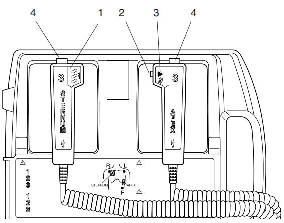 Pad Pad para adultos para Nihon Kohden TEC-5521K TEC-7621C TEC-7631C Desfibrilador