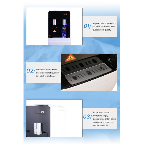 Touchless 5 Gallon Water Dispenser Desktop Cold And Hot Type Tabletop Water Dispenser