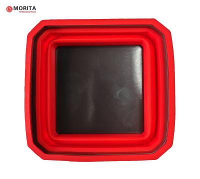 Bacia magnética dobrável 120*120*50mm da borracha de silicone 4 parafusos, porcas, parafusos e peças disponíveis das posses da cor