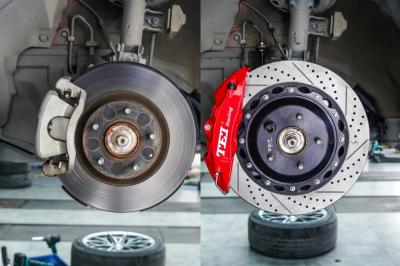 Front Big Brake Kit 355x28mm 4 Piston Caliper For MAZDA 6 ATENZA 2015-2021 19/20 Wheel