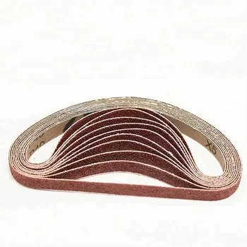 3X21 Inches 75X533mm Wear-resisting Aluminum Oxide Abrasive Sanding Belt for Wood Floor Cloth Sanding Belt
