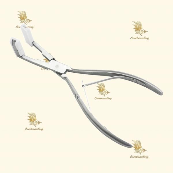 Hair Extension Plier Professional Black Color Tape in Hair Pliers Stainless Steel