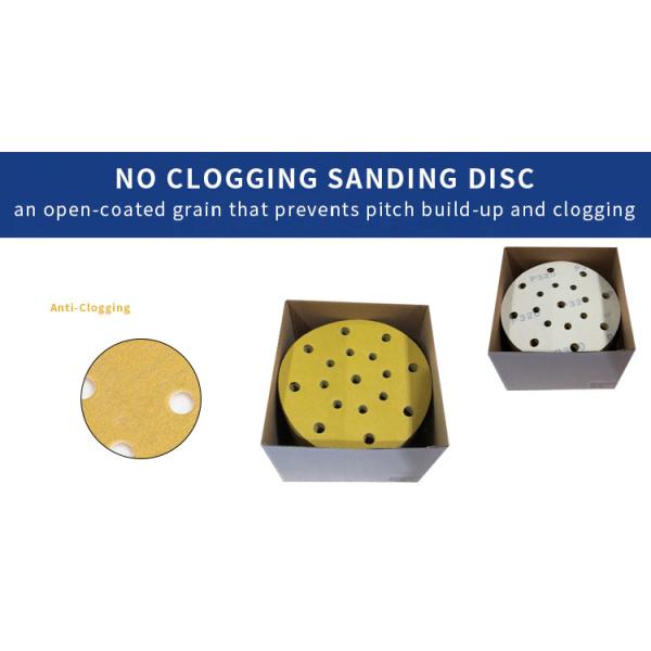 5-Inch Hook Loop Discs for Heavy-Duty Sanding 80 Grit Sandpaper in Red