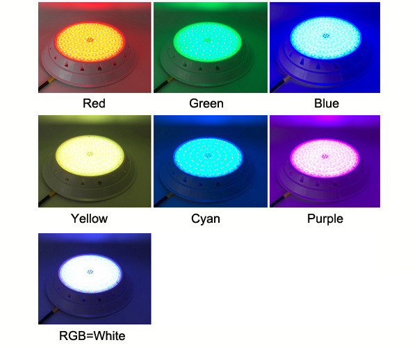 Смола AC12V заполнила поверхностный свет бассейна СИД RGB держателя
