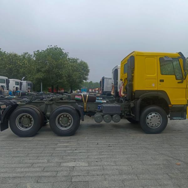 31-40t Load Capacity Used HOWO371HP Tractor Transport Truck with Hydraulic Steering