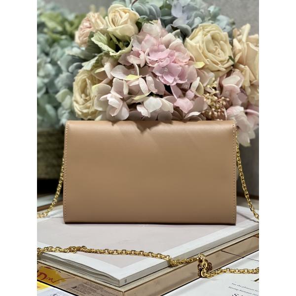 Le thé de lait colorent le sac d'épaule à chaînes de Mini Sling Bag Branded Gucci Soho